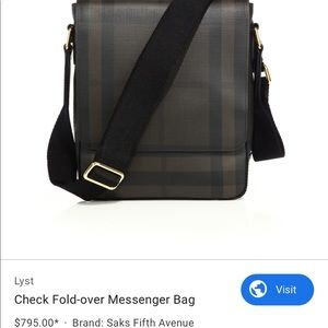 Authentic Burberry Messenger Bag